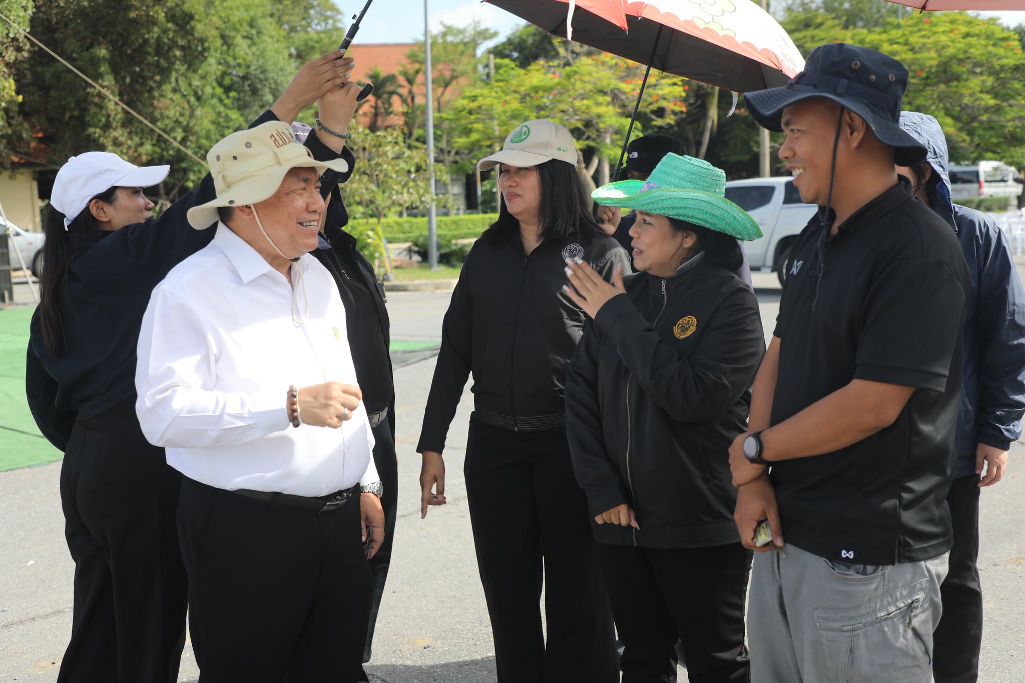 title - ส.ป.ก. ลงพื้นที่ตรวจความพร้อม เตรียมจัดงานจิตอาสาพัฒนาด้านการเกษตร ณ ศูนย์ศิลปาชีพบางไทร